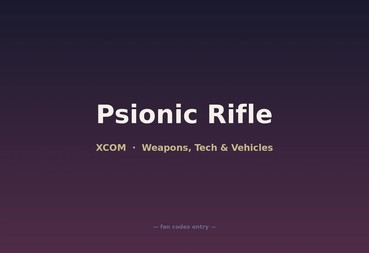 Psionic Rifle