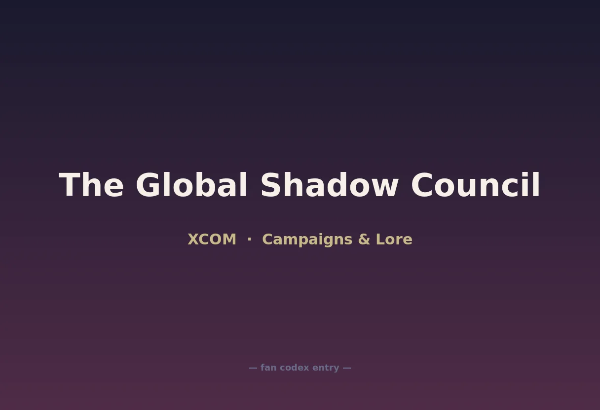 The Global Shadow Council